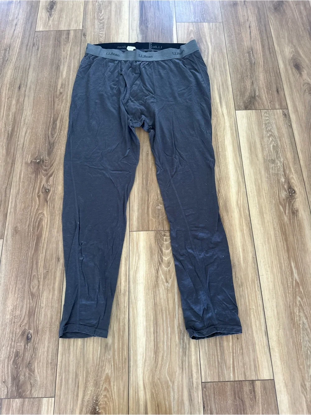 L.L. Bean Men’s 100% merino wool lightweight baselayer leggings size XL regular